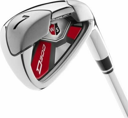Wilson Staff D300 SL IJzerset 5-9 PW, SW, heren Graphite shaft Rechts Senior - Afbeelding 3