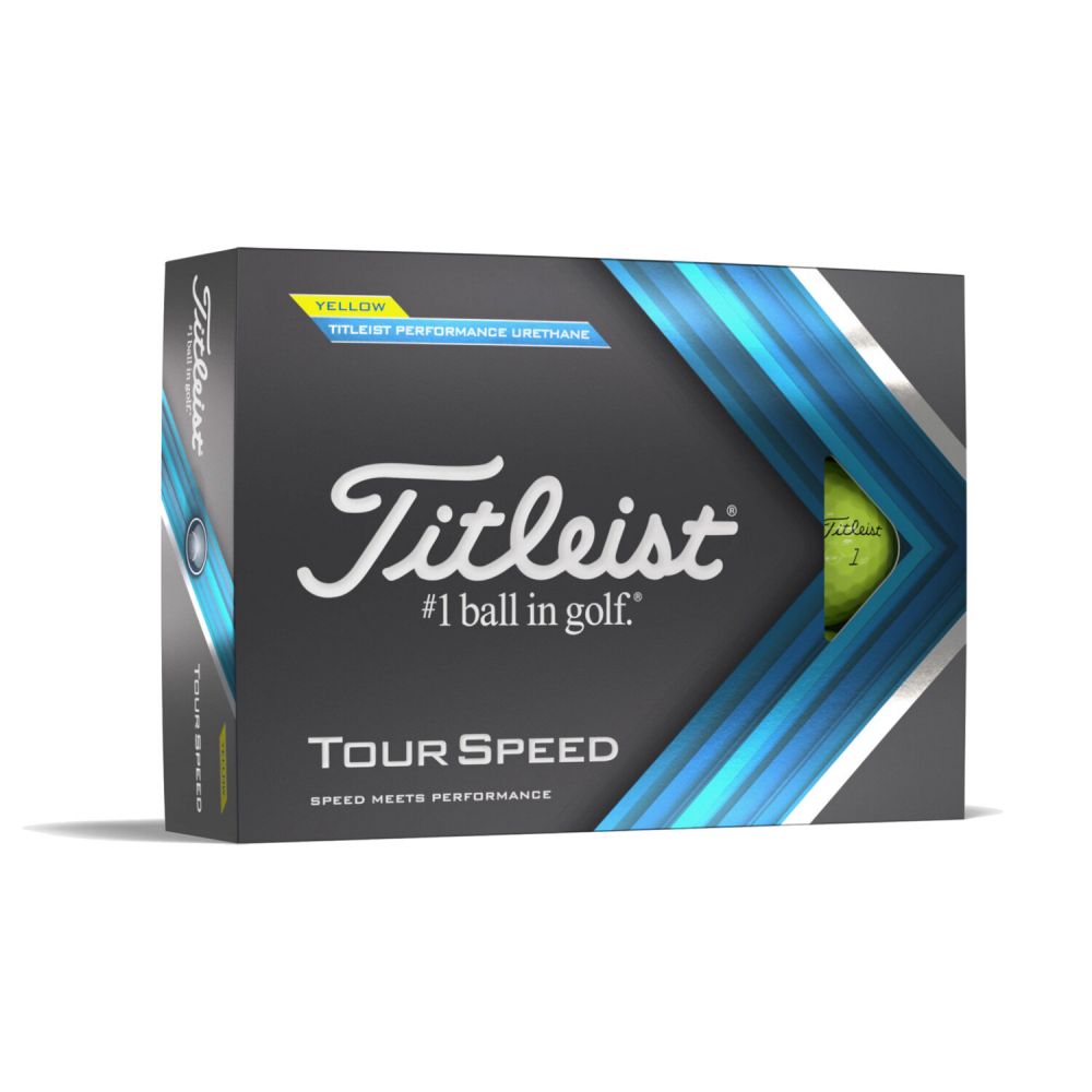 Titleist Tour Speed dozijn golfballen geel