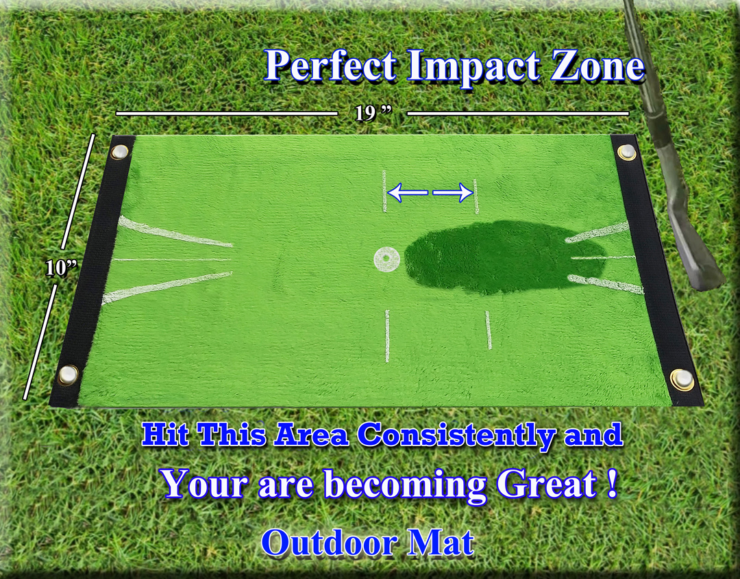 Acu-Strike Golf Impact Training Mat, Indoor - Afbeelding 2