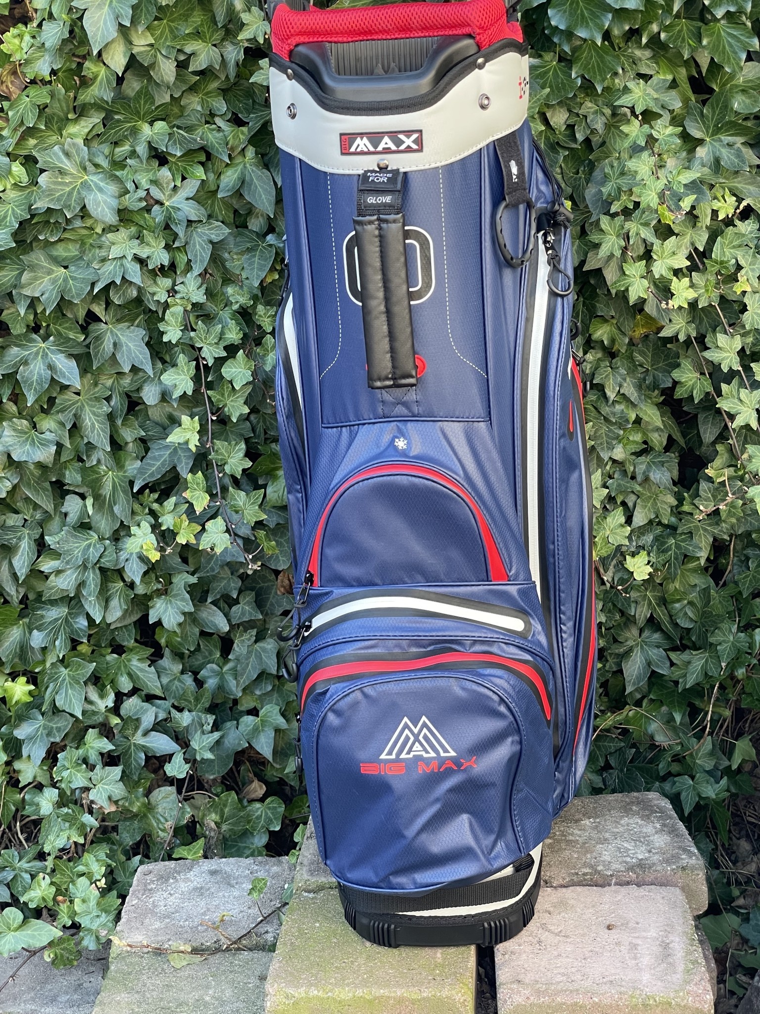 Big Max Aqua Sport GS golftas Navy zilver rood Speciale Golfstore Editie - Afbeelding 3