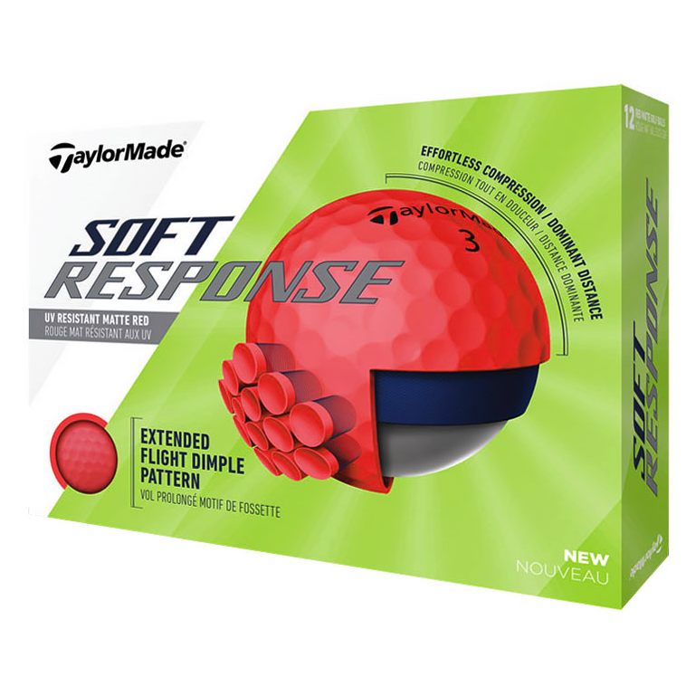 TaylorMade Soft Response golfballen rood