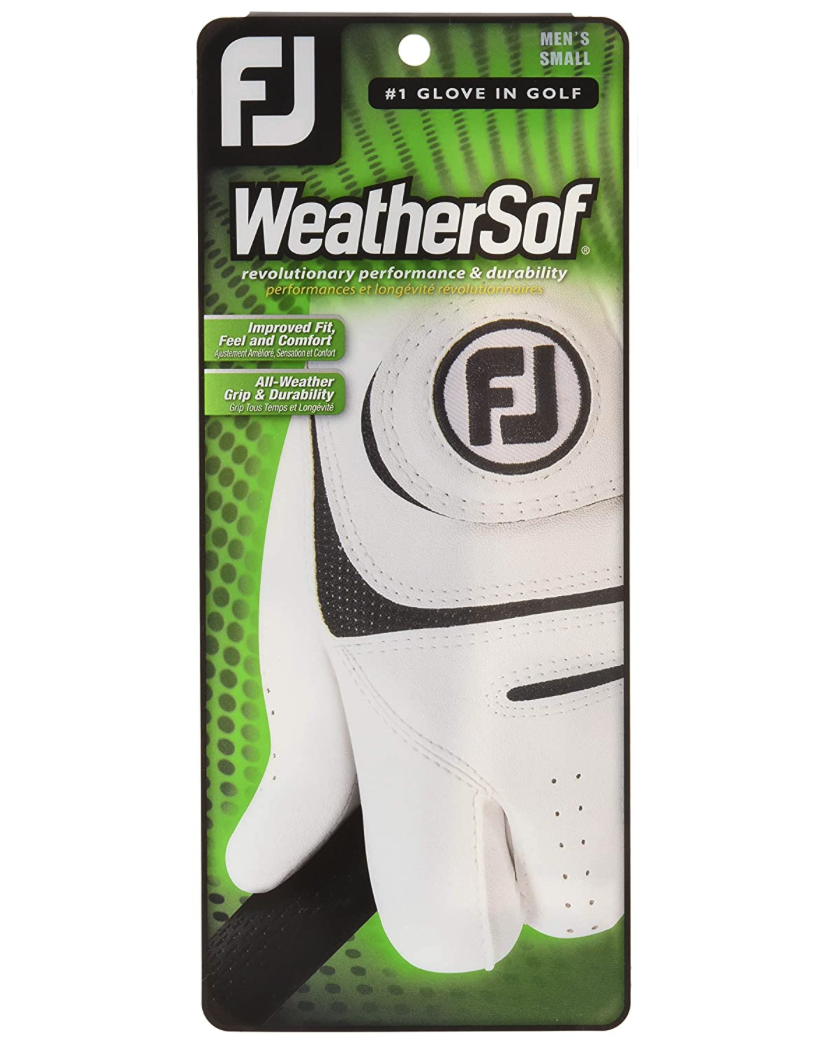 Footjoy Weathersof heren golf handschoen Links wit