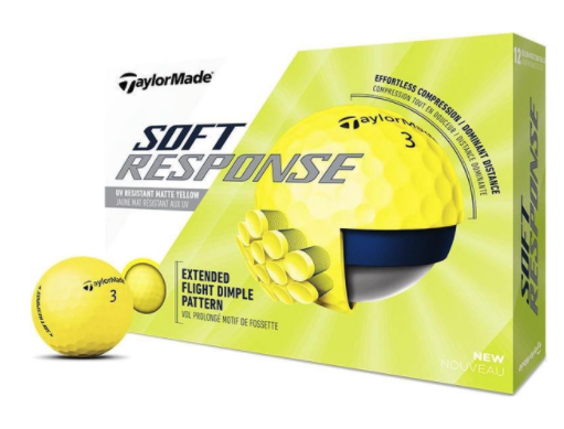 TaylorMade Soft Response golfballen geel