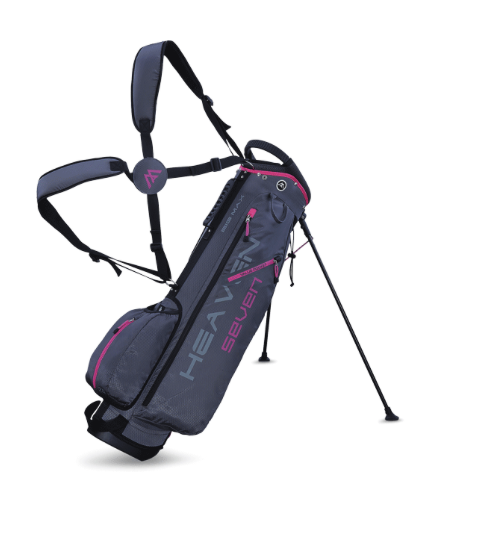 Big Max golftas Heaven 7 standbag grijs fuchsia