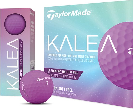 TaylorMade Kalea Ladies Golfballen 2022 - Paars - 12 Stuks - Afbeelding 2