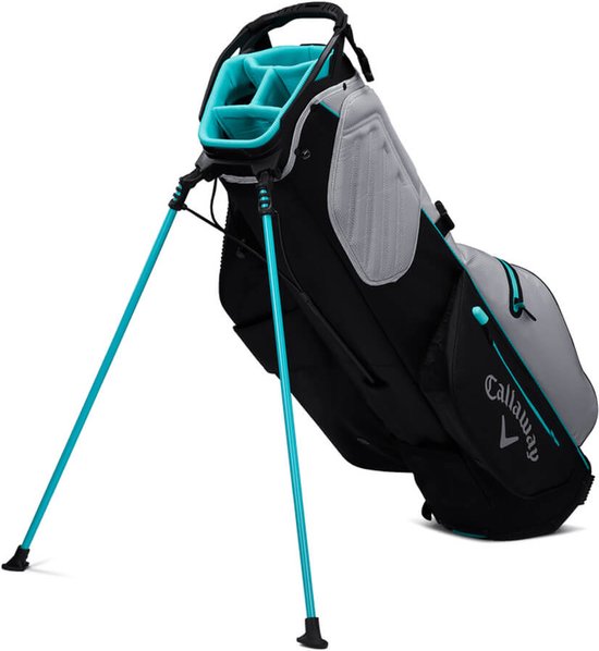Callaway Fairway C Hyper Dry Double Strap Waterproof Standbag - Zilver Zwart Groen - Afbeelding 2