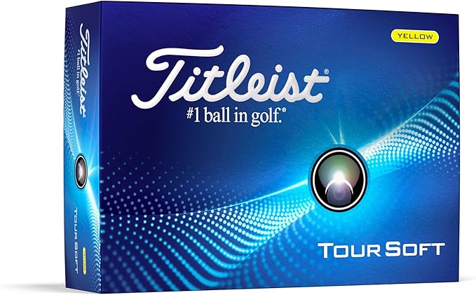 Titleist Tour Soft Dozijn Golfballen Geel 2025