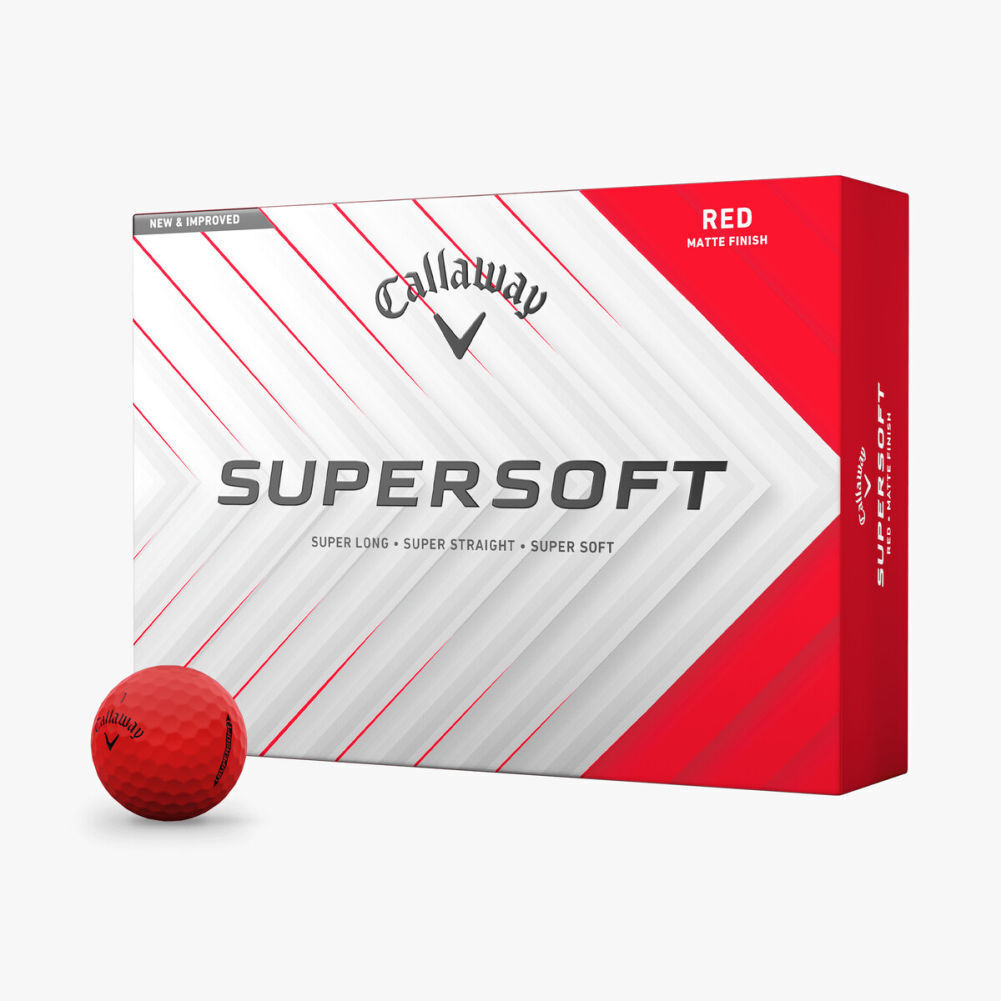 Callaway Supersoft Golfbal Rood 2025